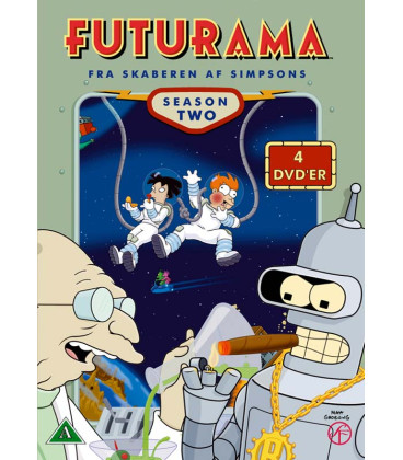 Futurama: Sæson 2 - 4 DVD - BRUGT
