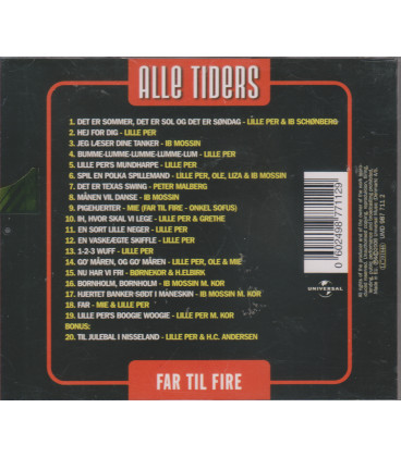 Alle tiders - Far til Fire - Sommer, sol og søndag - CD - BRUGT
