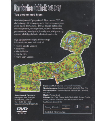 Dyrene i Skandinavisk Dyrepark - DVD - BRUGT