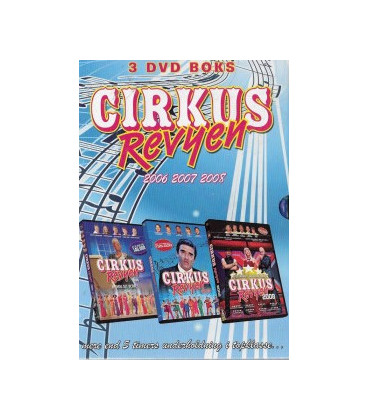 CIRKUSREVYEN 2006 / 2007 / 2008 (3-DISC) - DVD - NY