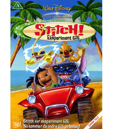 Stitch Eksperiment 626 - Disney - DVD - BRUGT