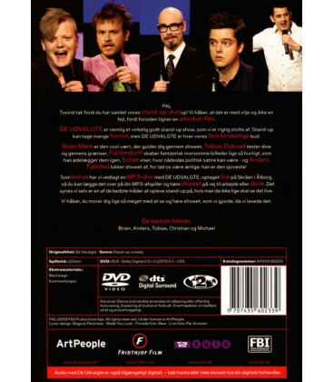 De Udvalgte: Fem forrygende komikere - CD - DVD - BRUGT