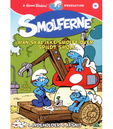 Smølferne, vol. 11: Man skal ikke smølfe over spildt smølf - DVD - BRUGT