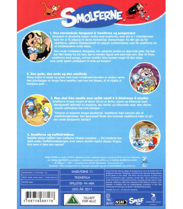 Smølferne, vol. 11: Man skal ikke smølfe over spildt smølf - DVD - BRUGT
