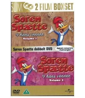 SØREN SPÆTTE VOL 1+2 - 2 DVD - BRUGT