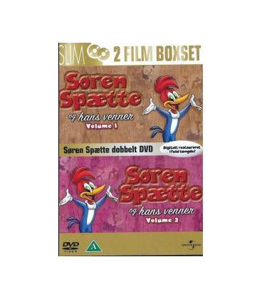 SØREN SPÆTTE VOL 1+2 - 2 DVD - BRUGT