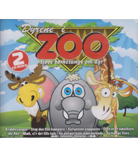 Dyrene i zoo : sjove børnesange om dyr - 2 CD - BRUGT