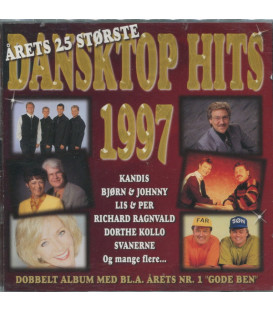 Årets 25 Største Dansktop Hits 1997 - 2 CD - NY