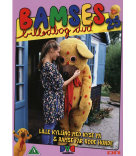 Bamses Billedbog 25: Lille Kylling Med Kyse På & Bamse Får Røde Hunde Lille Kylling med kyse på: - DVD - BRUGT