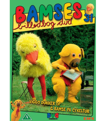 Bamses Billedbog 31 - Viggo Dukker Op / Bamse På Cykeltur - DVD - BRUGT
