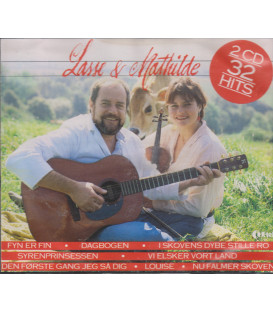 Lasse & Mathilde – 32 Hits - 2 CD - BRUGT