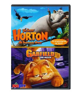 Horton og støvfolket Hvem! / Garfield the Movie - 2 DVD - BRUGT