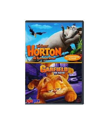 Horton og støvfolket Hvem! / Garfield the Movie - 2 DVD - BRUGT