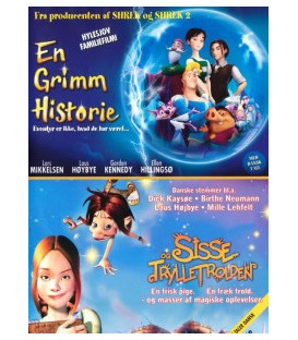 En Grimm historie + Sisse og Trylletrolden - 2 DVD - BRUGT