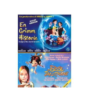 En Grimm historie + Sisse og Trylletrolden - 2 DVD - BRUGT