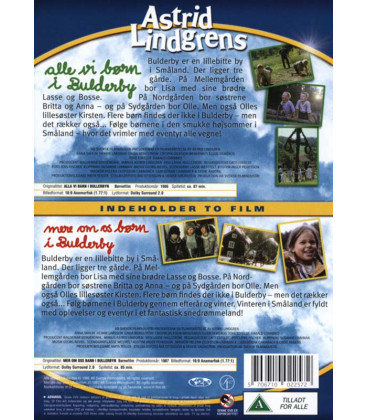 Alle vi børn i Bulderby / Mere om os børn i Bulderby - 2 DVD - BRUGT
