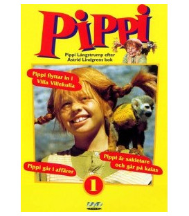 Pippi Langstrømpe 1: Pippi Flytter Ind I Villaen - DVD - BRUGT