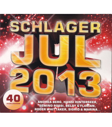 Schlager Jul 2013 - 2 CD - BRUGT