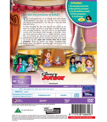 Sofia den første 2: Klar til at blive prinsesse - Disney - DVD - BRUGT