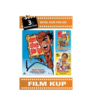 3 Danske Film - Den store gavtyv.. - 3 DVD - BRUGT