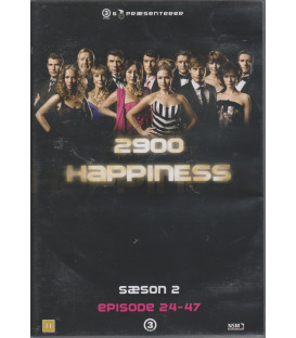 2900 Happiness: Sæson 2 - Episode 24-47 - 3 DVD - BRUGT