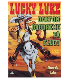 LUCKY LUKE DALTON BRØDRENE PÅ FLUGT - DVD - BRUGT