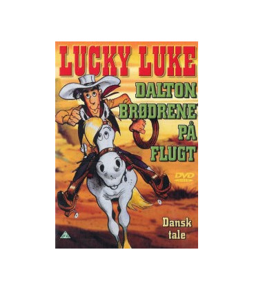 LUCKY LUKE DALTON BRØDRENE PÅ FLUGT - DVD - BRUGT