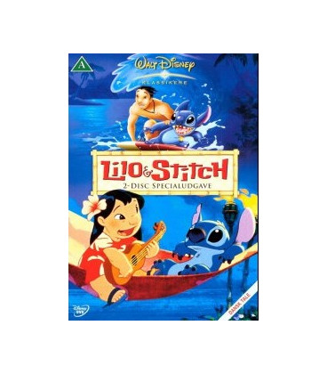 Lilo & Stitch - Disney Klassiker - Guldnummer 41- Specialudgave -  2 DVD - BRUGT