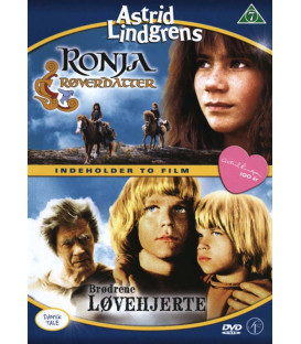 Ronja Røverdatter / Brødrene Løvehjerte - 2 DVD - BRUGT