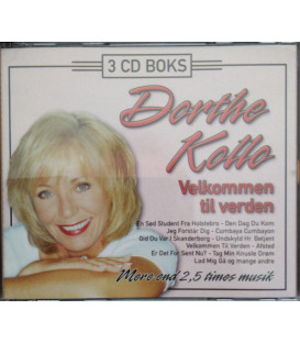 Dorthe Kollo – Velkommen Til Verden - 3 CD - BRUGT