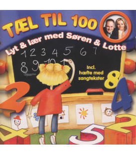 Søren & Lotte - Tæl til 100 - CD - BRUGT