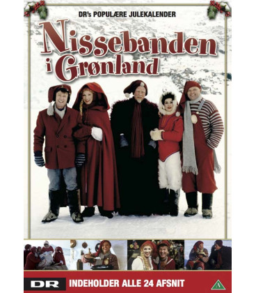 Nissebanden i Grønland - Dr´s populære Julekalender - 3 DVD - BRUGT