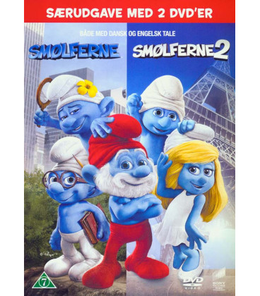 Smølferne 1 & 2 - 2 DVD - BRUGT