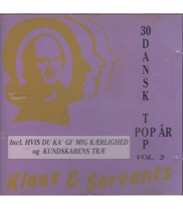 Klaus & Servants - 30 dansk top år, vol. 2 - CD - BRUGT