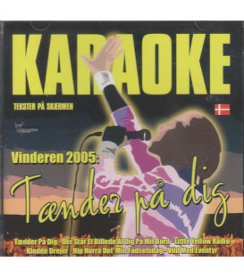 Karaoke - Vinderen 2005 - Tænder på dig - CD - BRUGT