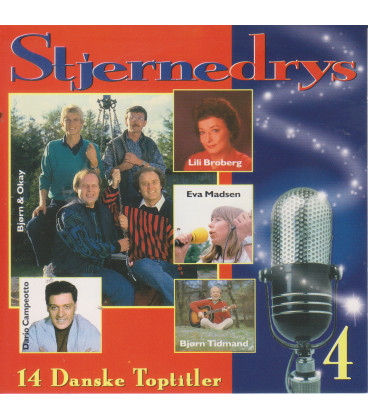 Stjernedrys 4 : 14 danske toptitler - CD - BRUGT