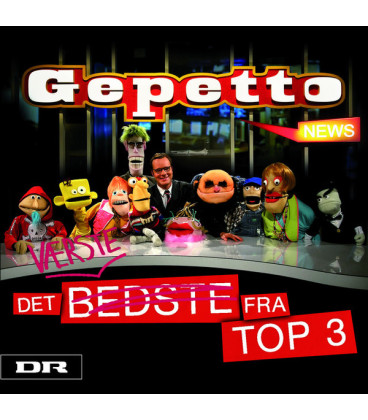 Gepetto News – Det Bedste Fra Top 3 - CD - BRUGT