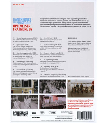 Danskernes Egen Historie: Oplevelser Fra Indre By Fra 1917 Til I Dag - DVD - BRUGT