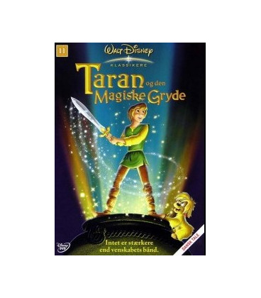 Taran Og Den Magiske Gryde - Disney Klassiker - Guldnummer 25 - DVD - BRUGT