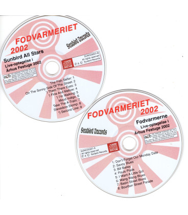 Sunbird All Stars & Fodvarmerne - 2 CD - BRUGT