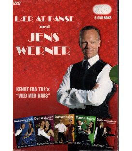 Danseskolen -1-5 - Lær at danse med Jens Werner - 5 DVD - NY