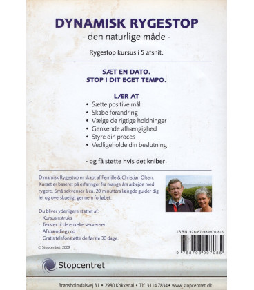 Dynamisk Rygestop - Den Naturlige Måde - 2 DVD - BRUGT