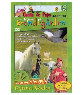 Cecile & Pepo: Dyrene på bondegården - Jan Pyrus Linnebjerg - DVD - BRUGT