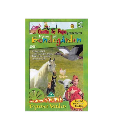 Cecile & Pepo: Dyrene på bondegården - Jan Pyrus Linnebjerg - DVD - BRUGT