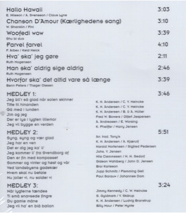 Tony´s - Til Party på Bromølle Kro 2 - CD - NY i foie
