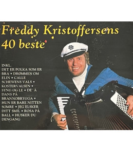 Freddy Kristoffersen – Freddy Kristoffersens 40 Beste - 2 CD - BRUGT