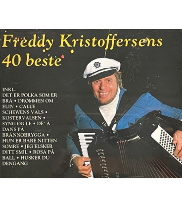 Freddy Kristoffersen – Freddy Kristoffersens 40 Beste - 2 CD - BRUGT