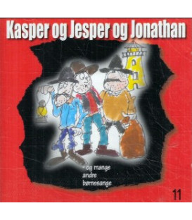 Kasper og Jesper og Jonathan - og mange andre børnesange - CD - BRUGT
