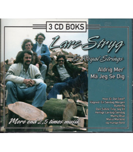 Lars Stryg & Royal Strings - Aldrig mer' må jeg se dig - 3 CD - BRUGT