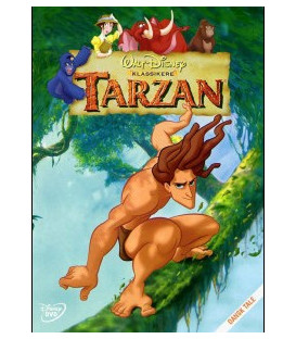 Tarzan - Disney Klassiker (Ældre Udgave Uden Guldnummer) - DVD - BRUGT